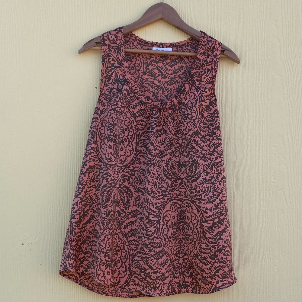 Calvin Klein Tank in Pink Size L